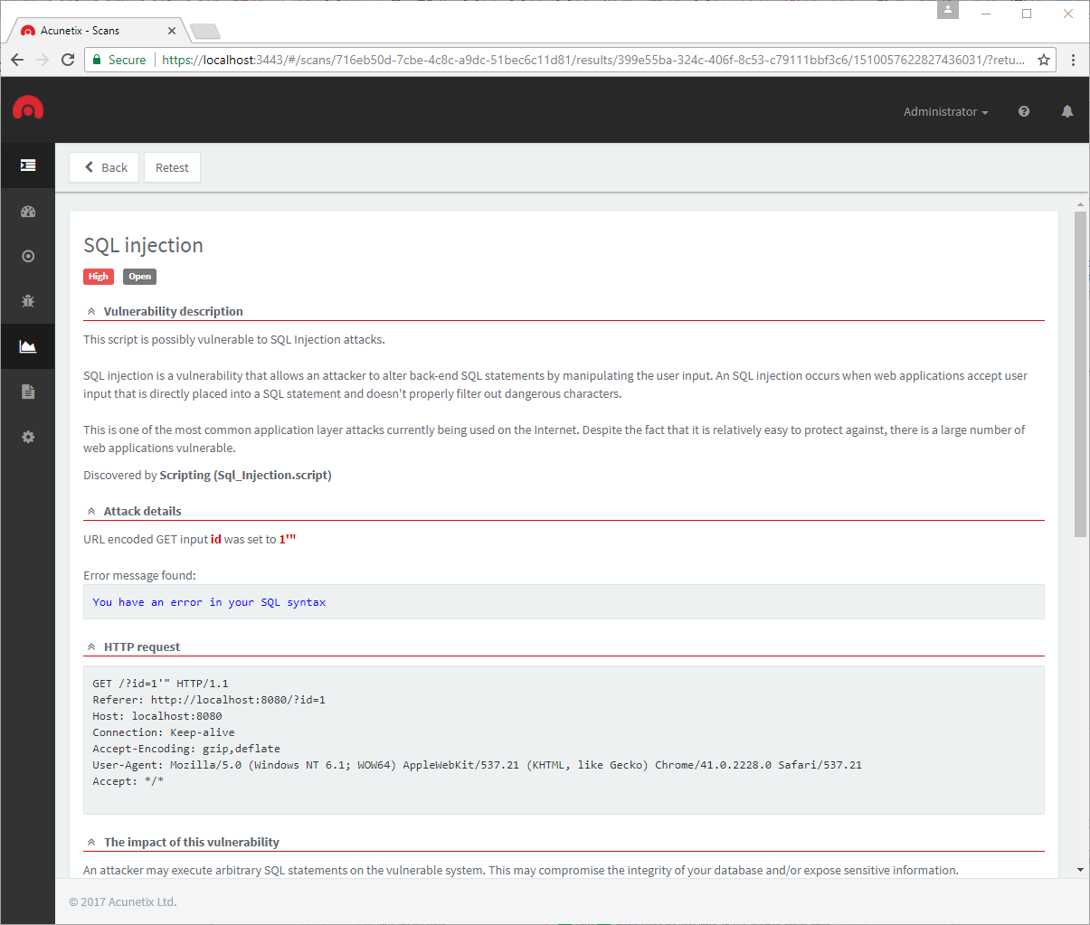 prevent sql injection